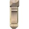Ekena Millwork Olympic Arts and Crafts Rough Sawn Bracket w/ Offset Brace, Douglas Fir, 6"W x 16"D x 20"H BKT0604X16X20OLY03RDF - alternate 2